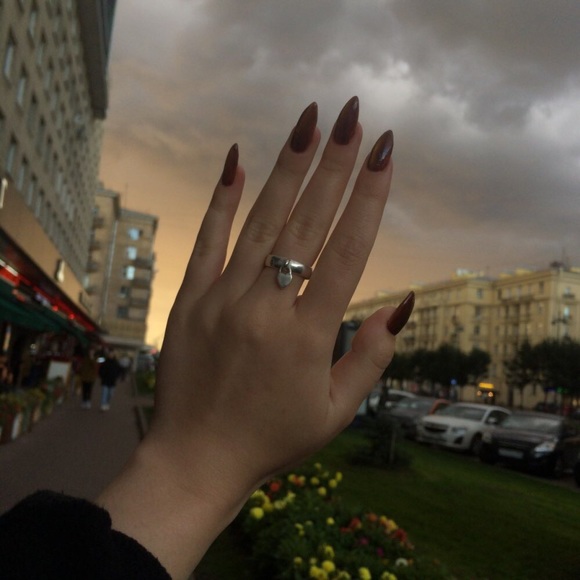 925 SS Heart Lock Ring - Picture 2 of 5